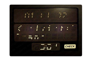 Opel Vectra - Displayreparatur. Pixelfehler Bordcomputer vor der Reparatur