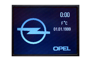 Opel Zafira - Repariertes CID-Display