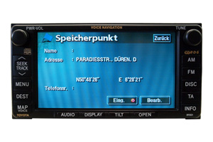 Toyota Picnic - Navi Reparatur Voice Navigation